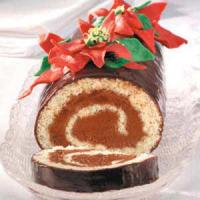Poinsettia Cake Roll image