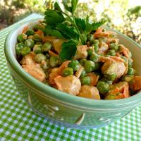 Crunchy Pea and Water Chestnut Salad image