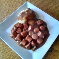 Redneck Meat and Potatoes with Gravy (Wieners) image
