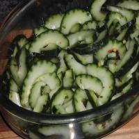 Japanese Style Cucumber Salad image