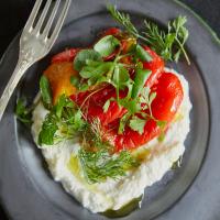 Roasted Peppers With Lemon Ricotta image
