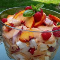 Fresh Peach Trifle image