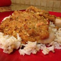 Almond and Parmesan Crusted Tilapia image