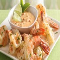 Chile-Lime Shrimp with Creamy Chipotle Dip image