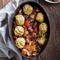 Beef & Guinness stew with bacon dumplings_image