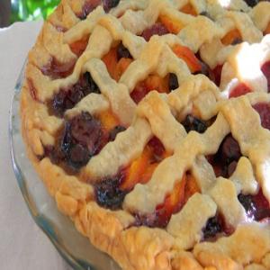 Summer is Here Triple Berry Peach Pie_image