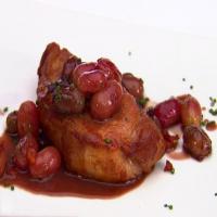 Seared Pork Chops with Grape Sauce image