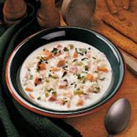 Creamed Cabbage and Ham Soup image