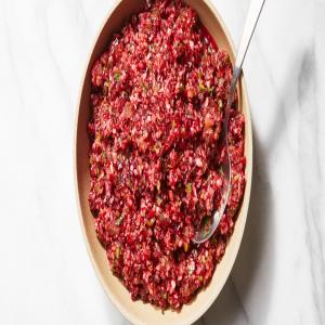 Raw Cranberry Date Relish With Ginger image