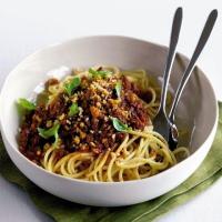 Healthy spaghetti bolognese image