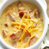 Wisconsin Brats and Beer Cheddar Chowder image