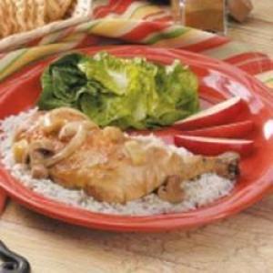 Cumin Chicken With Apples_image