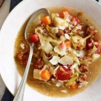 Sausage, Cabbage & Root Vegetable Soup Recipe - (4.1/5)_image
