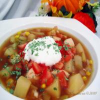 Green Chile, Chicken, and Corn Soup_image
