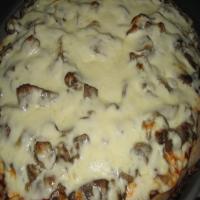 Steak, Mushroom, and Onion Pizza_image