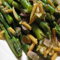 Steamed Asparagus With Almond Butter image