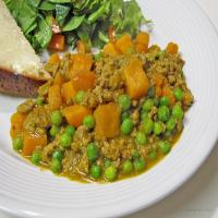 Ground Turkey, Sweet Potato & Pea Curry image