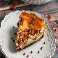 Chocolate Pecan Cheesecake Pie image