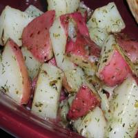 Lemon and Garlic Grilled Baby Potatoes image