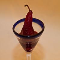 Pears in Red Wine Sauce_image