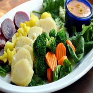 Potato, Beet,cauliflower and Broccoli Salad Platter_image