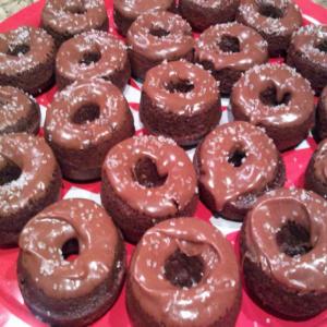 Mayan Mini Chocolate Donuts with Spicy Ganache Glaze_image