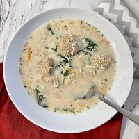 Gnocchi, Spinach, and Meatball Soup image