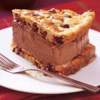 Chocolate-Chip Ice-Cream-Sandwich Cake with Butterscotch Sauce image