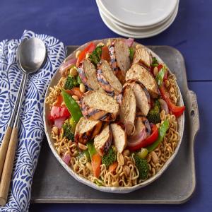 Grilled Teriyaki Chicken with Ramen Noodles_image