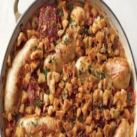 Pork Sausages and White Beans_image