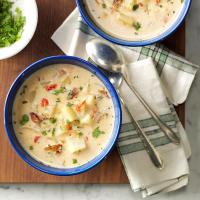 Pressure-Cooker Potato Soup image