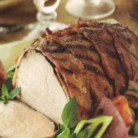Bacon Wrapped Marinated Pork Loin_image