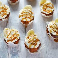 Banoffee muffins with cream & salted caramel image