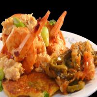 Chipotle Shrimp With Corn Cakes (Zwt Usa Southwest) image
