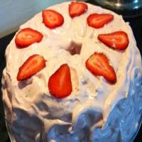 Easy Strawberry Icing for Angelfood Cake image