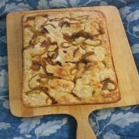 Rustic Sourdough Focaccia With Caramelized Onions_image
