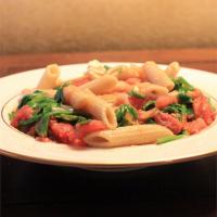 Greek Pasta with Tomatoes and White Beans image