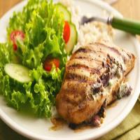 Greek Garlic and Herb-Stuffed Grilled Chicken Breasts_image
