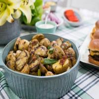 Grilled Potato Salad with Bacon Vinaigrette_image