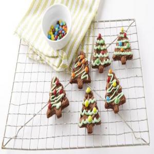 Double Chocolate Christmas Tree Cookie image