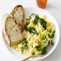 Scrambled Eggs With Ricotta and Broccolini image