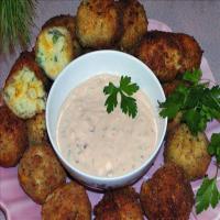 Potato Cheese Croquettes With a Chipotle Sauce image