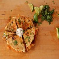 Quesadillas with Shrimp and Peppers image