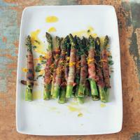 Asparagus Wrapped in Pancetta with Citronette_image