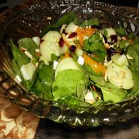 Spinach Salad With Dressing image