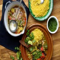 Summer Vegetable Couscous With Spicy Pesto_image