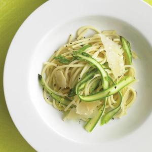 Spaghetti with Shaved Asparagus_image
