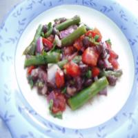 Black Bean Asparagus Salad image