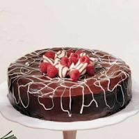 Chocolate-Covered White Cheesecake image