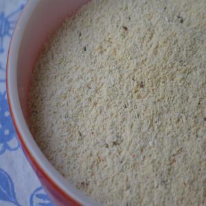 South Indian Coconut Chutney Powder With Buttered Basmati Rice image